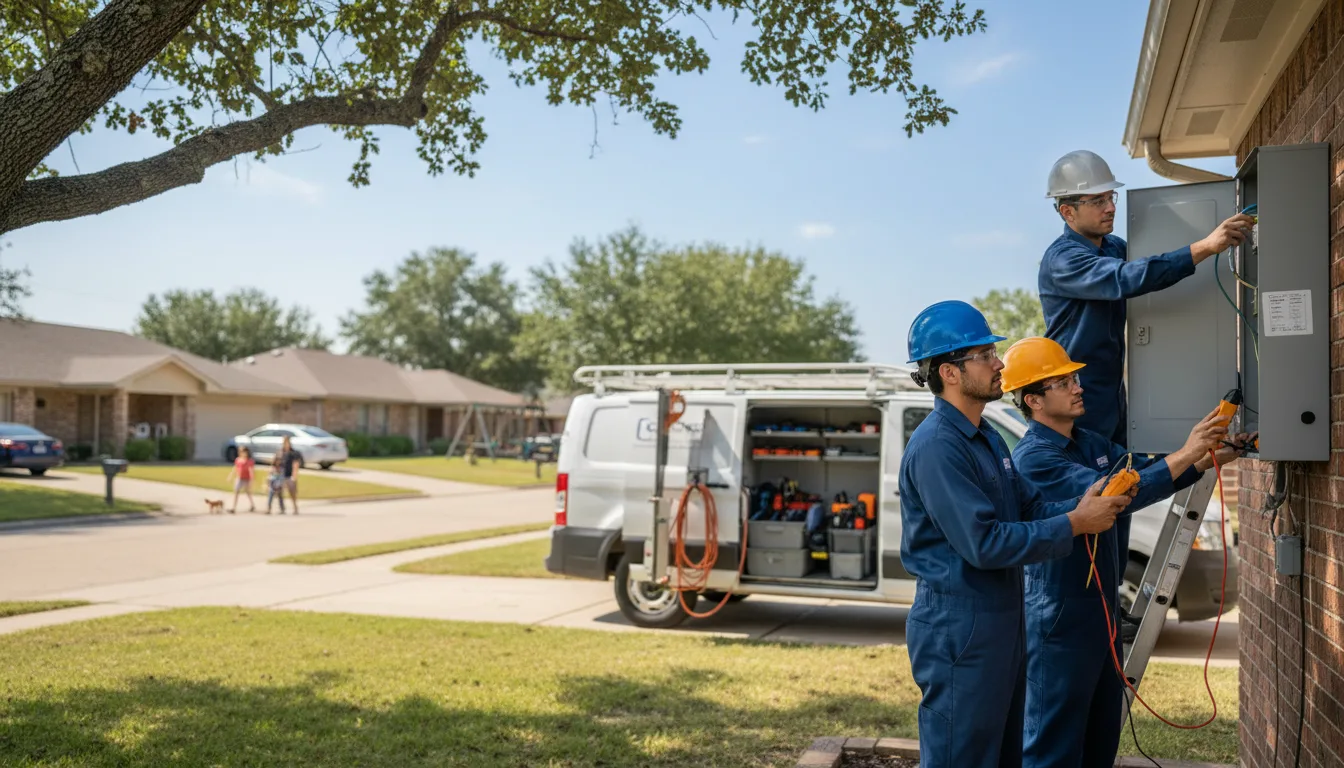 Certified electrician providing emergency electrical services in Jarreau, LA